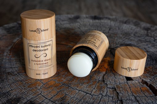 Přírodní bylinný deodorant - Kořeněné dřevo s tymiánem